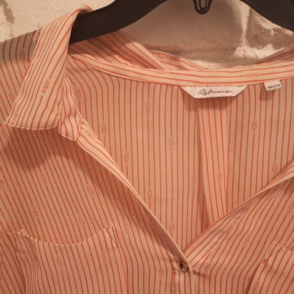 Red striped blouse - Picture 3 of 4